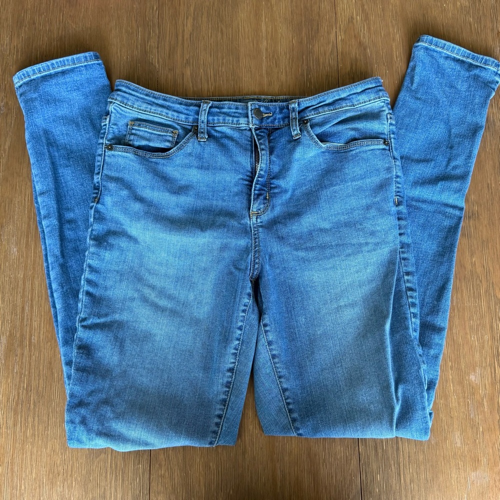 Universal Thread Skinny Jeans Size 12 Long 12L Medium Wash High Rise